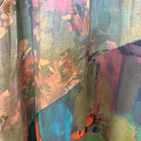 NWOT Soft Surroundings Santiago Lakeview Sleeveless Maxi Dress Women’s Medium - Picture 4 of 9